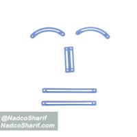 50 پک المان شیار دار